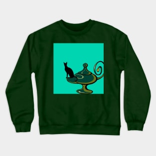 THE CAT AND THE LAMP Crewneck Sweatshirt